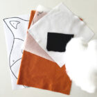 Material für Nähset kleiner Fuchs